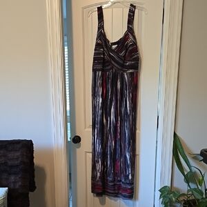 Elegant Multicolor Maxi Dress